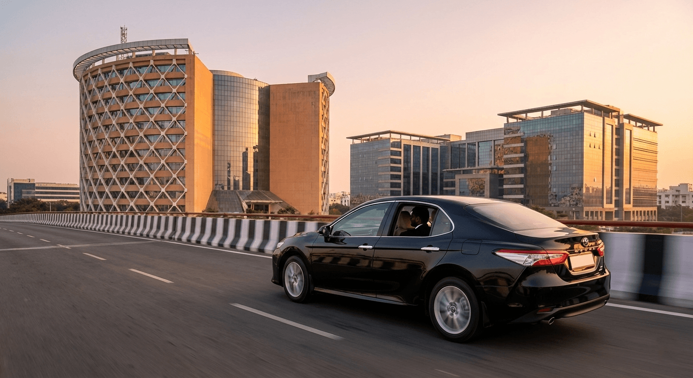 Premium corporate chauffeur in Hyderabad